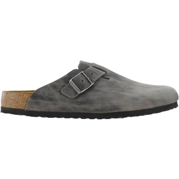 Birkenstock Boston Clogs Oiled Leather Sandals - Picture 2 of 7